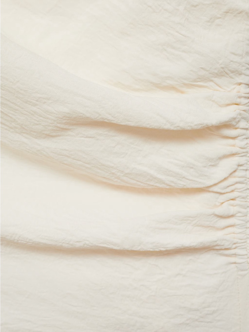Mango ASYMMETRIC RUCHED TOP, Large - Picture 8 of 11